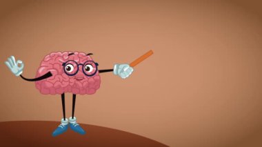 Komik beyin çizgi film Hd animasyon