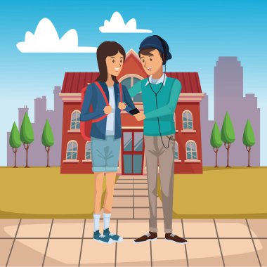 Yüksek okul dışında genç öğrenciler