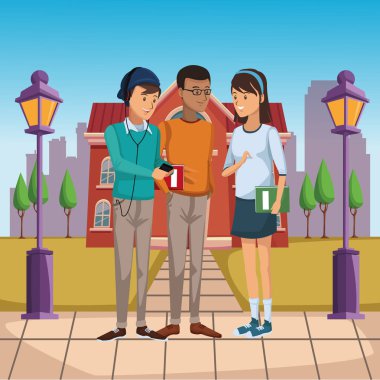 Yüksek okul dışında genç öğrenciler