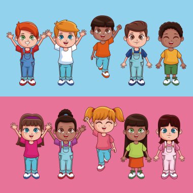 Şirin çocuklar çizgi film