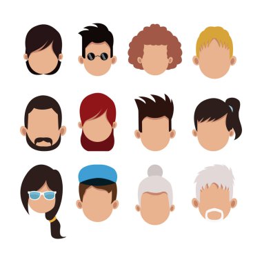 İnsan yüzü olmayan çizgi film