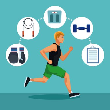 fitness adam çalıştıran