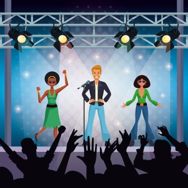 Müzik konser sahne