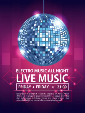 Dans partisi davetiyesi