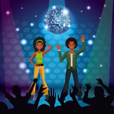 Disko dansçılar birkaç