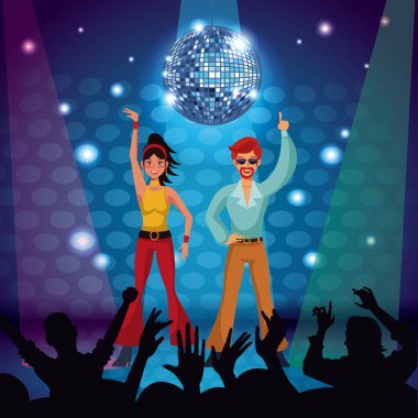 Disko dansçılar birkaç