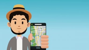 Adam gps Hd animasyon ile