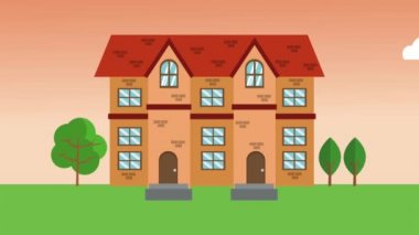 Emlak evi Hd animasyon