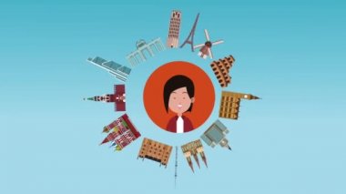 Hd animasyon Avrupa'ya seyahat