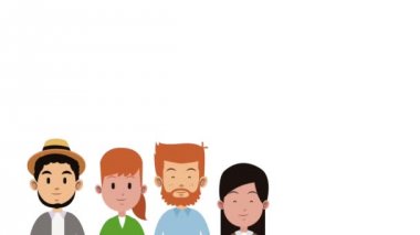 Büyük aile çizgi film Hd animasyon