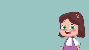 Güzel kız çizgi film Hd animasyon