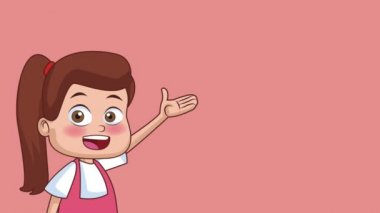 Okul ve çocuklar Hd animasyon