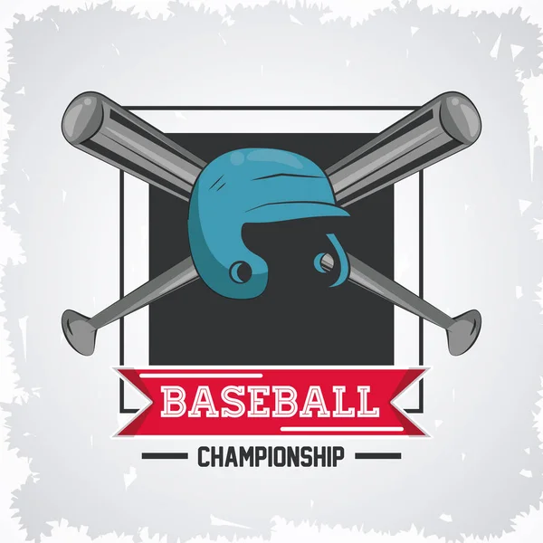 Baseball Meisterschaftsspiel — Stockvektor