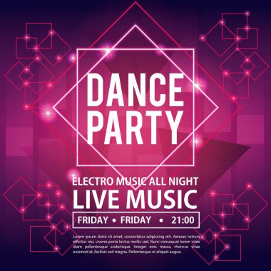 Dans partisi davetiyesi