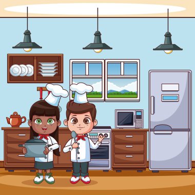 Mutfak Şef çocuklara