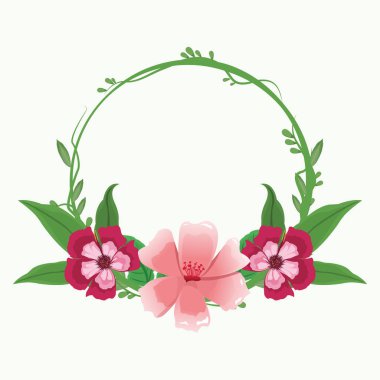 Güzel çerçeve çiçek