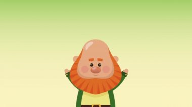 Saint patricks günü elf çizgi film Hd animasyon