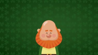 Saint patricks günü elf çizgi film Hd animasyon