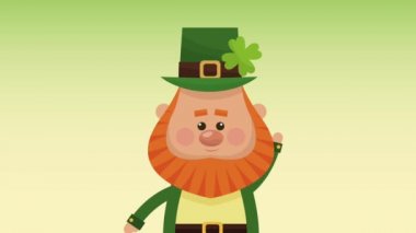 Saint patricks günü elf çizgi film Hd animasyon