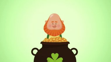 Saint patricks günü elf çizgi film Hd animasyon