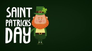 Saint patricks günü kartı Hd animasyon