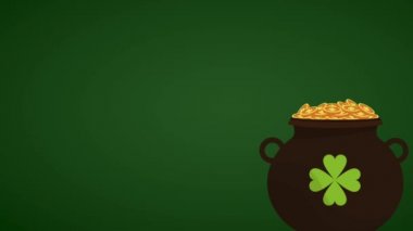 Saint patricks günü kartı Hd animasyon