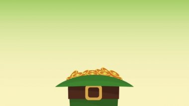 Saint patricks günü kartı Hd animasyon