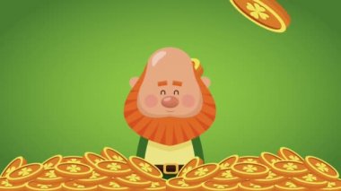 Saint patricks günü kartı Hd animasyon