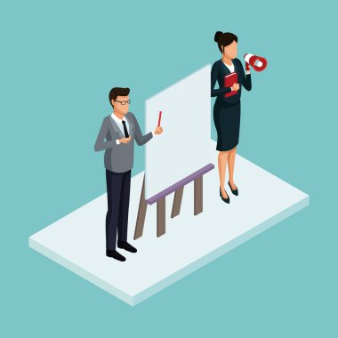 İzometrik işadamları