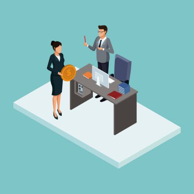 İzometrik işadamları