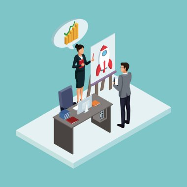 İzometrik işadamları