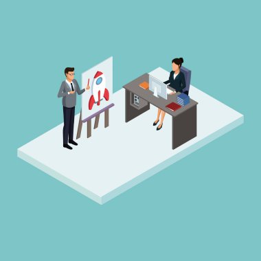 İzometrik işadamları