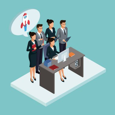 İzometrik işadamları