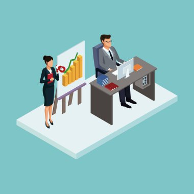 İzometrik işadamları