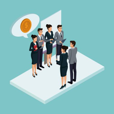 İzometrik işadamları