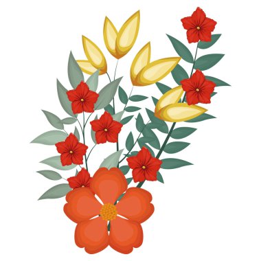 Güzel bir buket çiçek.