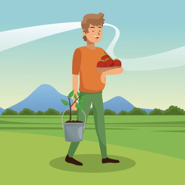 Adam ve Bahçe çizgi film