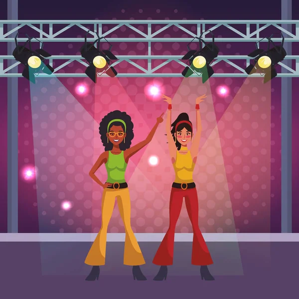 İnsanlar ve disko çizgi film