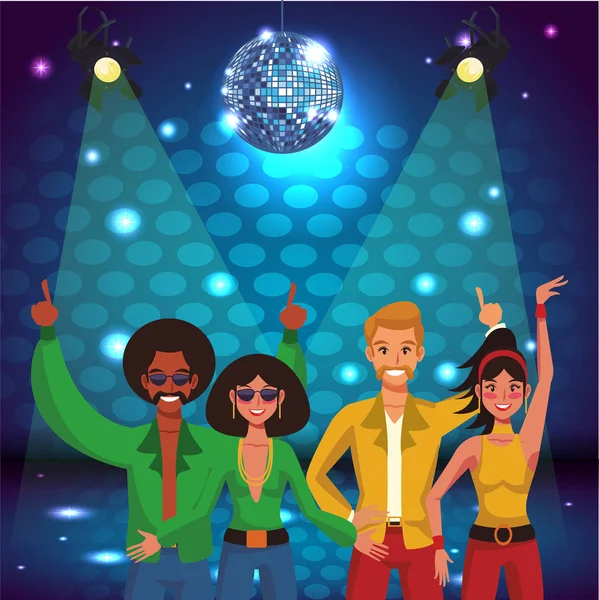 İnsanlar ve disko çizgi film