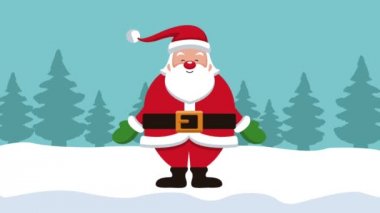 Noel Baba ve Noel Hd animasyon