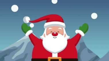 Noel Baba ve Noel Hd animasyon