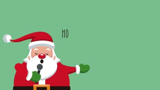 Papai Noel e animação de Natal HD — Vídeo de Stock