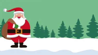 Noel Baba ve Noel Hd animasyon