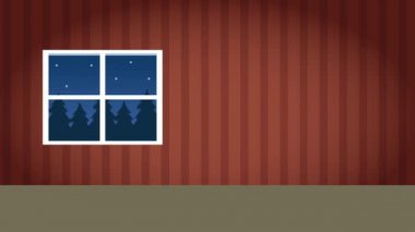 Noel Baba Noel kartı Hd animasyon