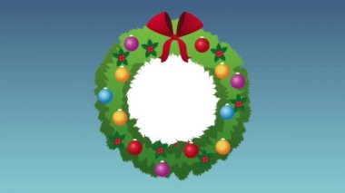 Neşeli Noel kartı Hd animasyon