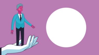 İş ve insan Hd animasyon