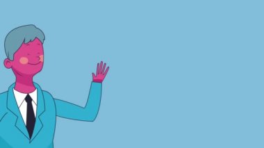 Executive işadamı çizgi film Hd animasyon