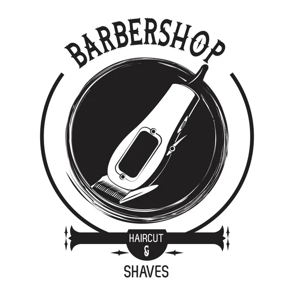 Friseursalon Vintage Emblem — Stockvektor