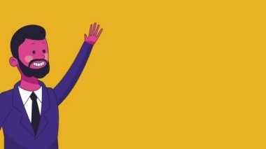 İş adamı tebrik çizgi film Hd