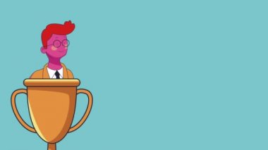 Executive işadamı çizgi film Hd animasyon